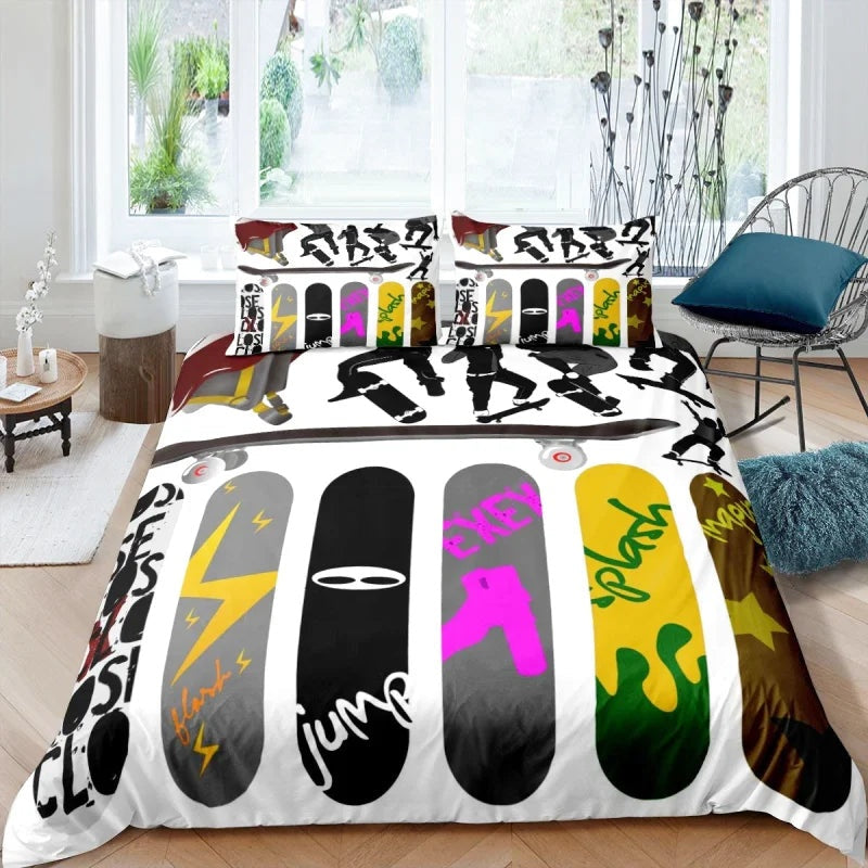 Housse de Couette Skate Figure