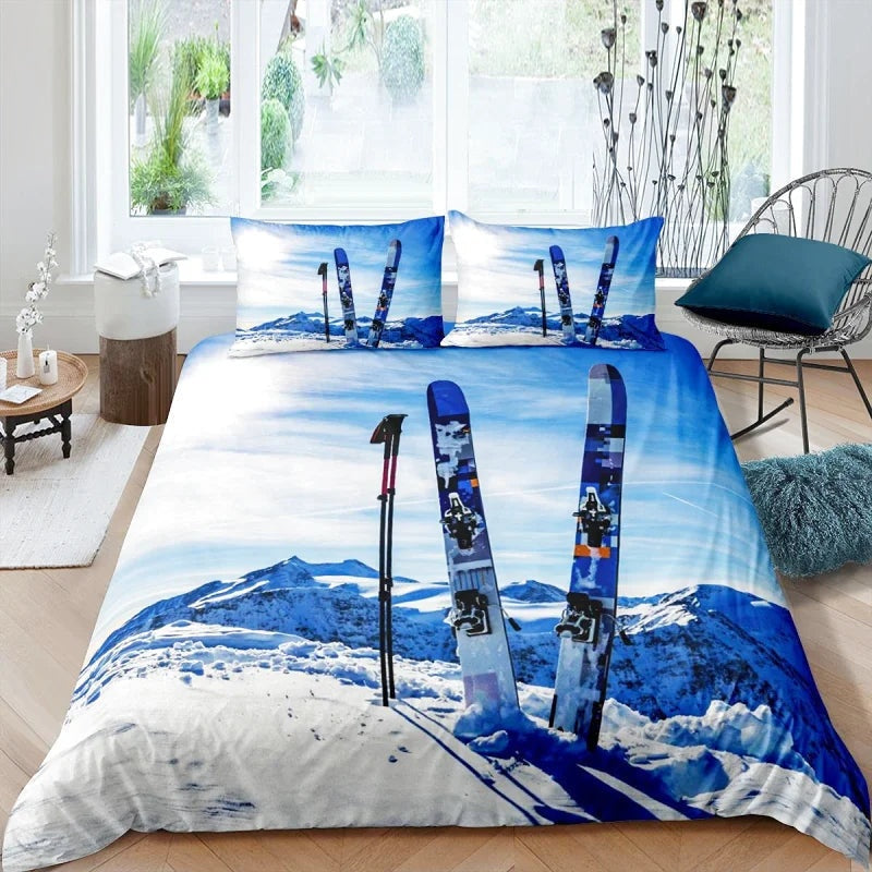 Housse de Couette Ski Paysage
