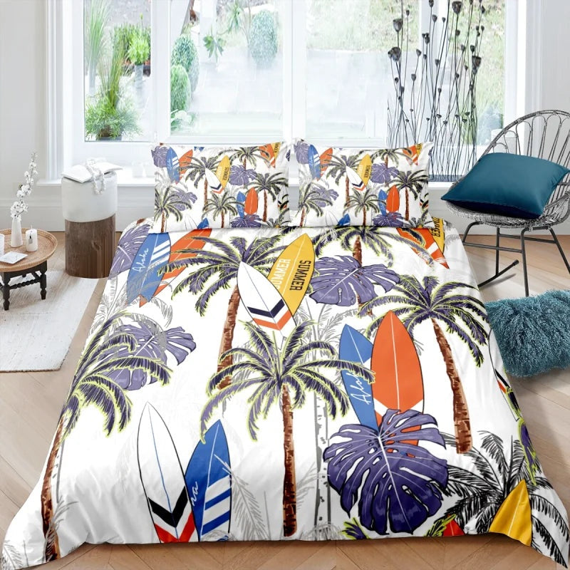 Housse de Couette Surf Tropical