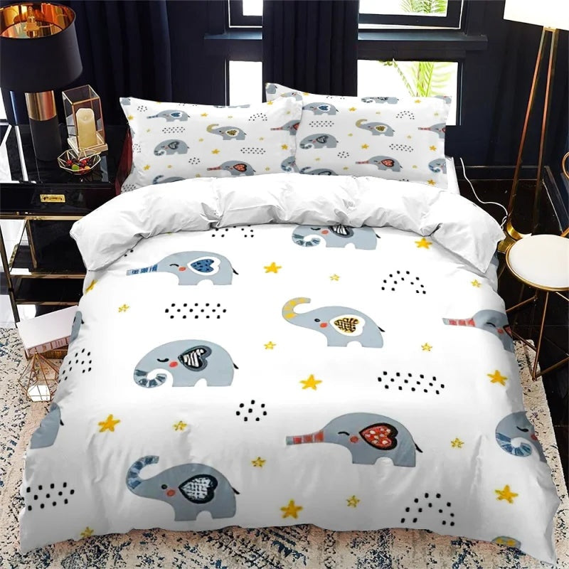Housse de Couette Symbole Éléphant