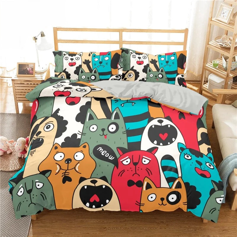 Housse de Couette Tag Chat