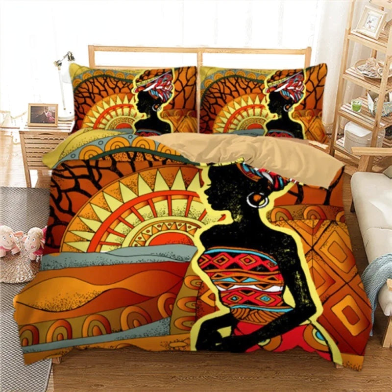 Housse de Couette Tissu Africain
