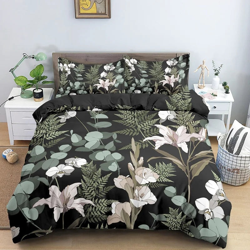 Housse de Couette Tropical Neutre