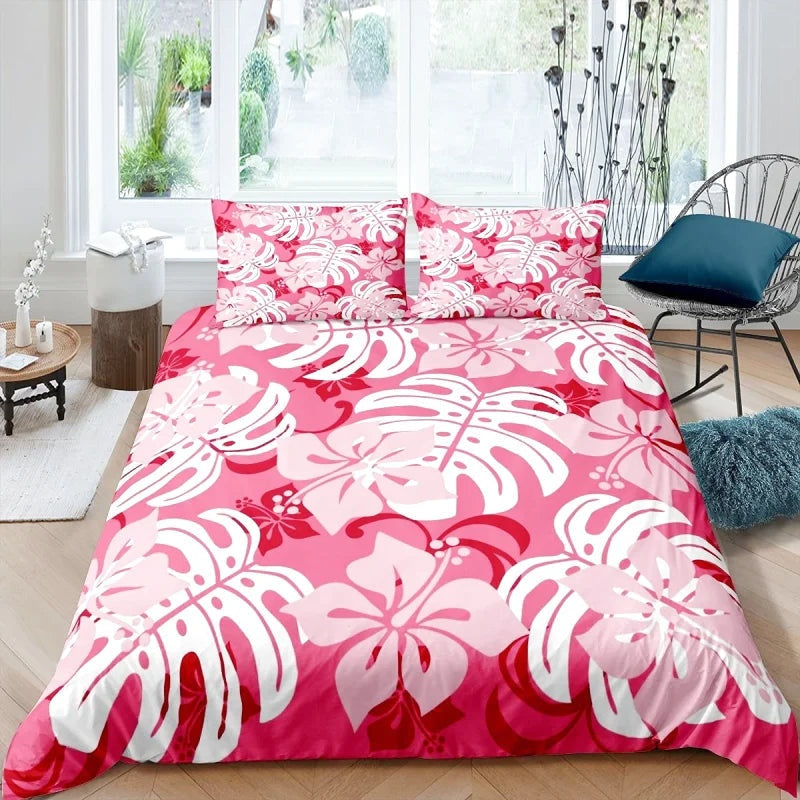 Housse de Couette Tropical Rose
