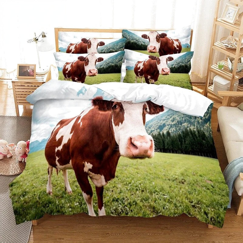 Housse de Couette Vache 2 Personnes