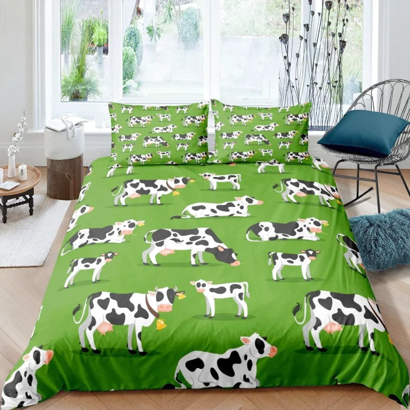 Housse de Couette Vache Cloche