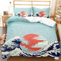 Housse de Couette Vague Japonaise