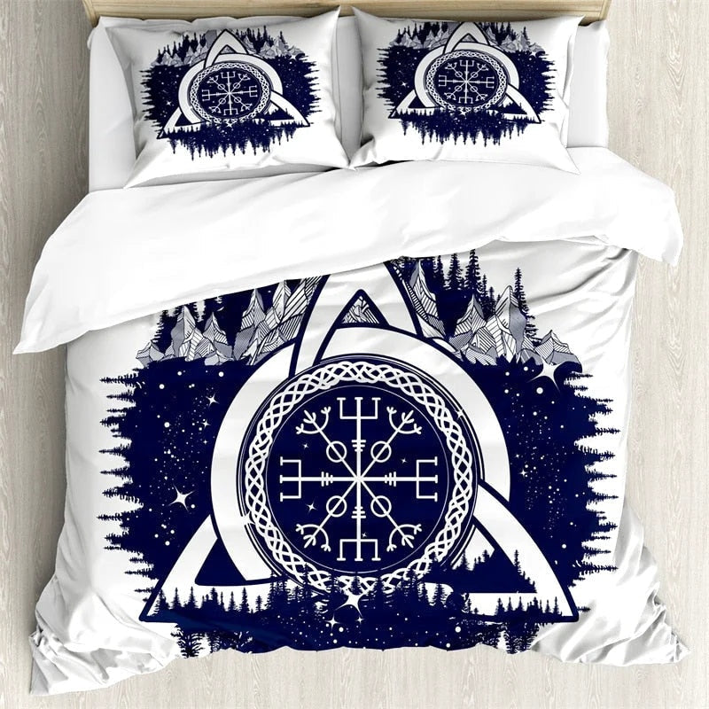 Housse de Couette Viking Symbole de Vegvisir