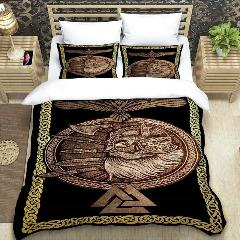 Housse de Couette Viking Symbole Guerrier
