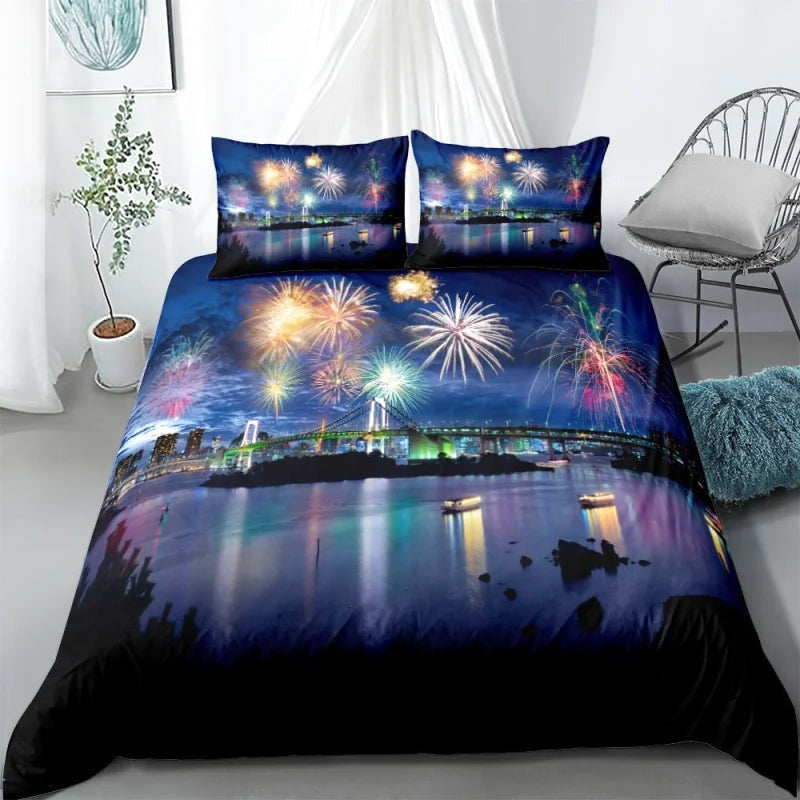 Housse de Couette Ville San Francisco Nuit