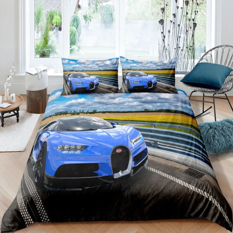 Housse de Couette Voiture Bugatti