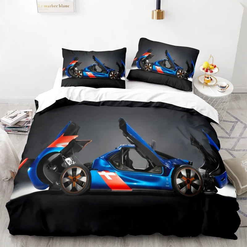 Housse de Couette Voiture du Futur