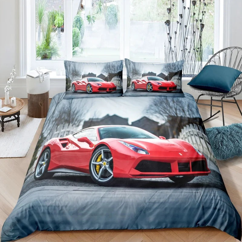 Housse de Couette Voiture Ferrari