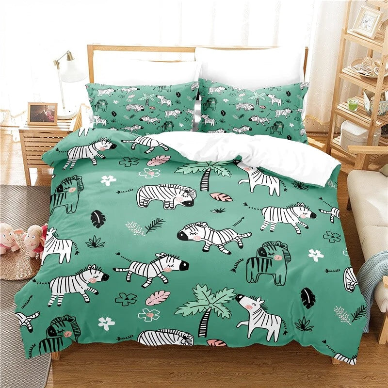 Housse de Couette Zèbre Enfant