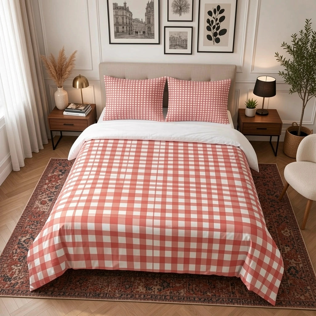 Motif Vichy - Vichy Rouge