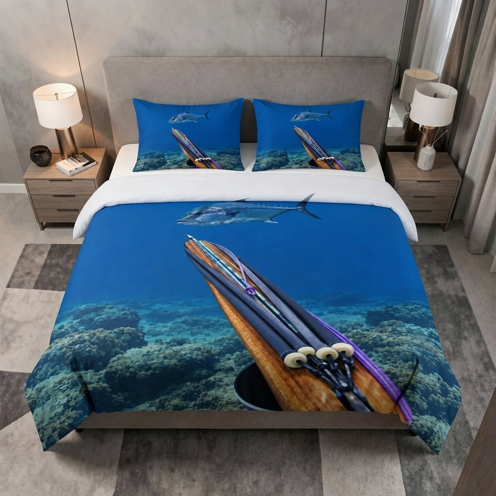 Chasse sous-marine - instant décisif
