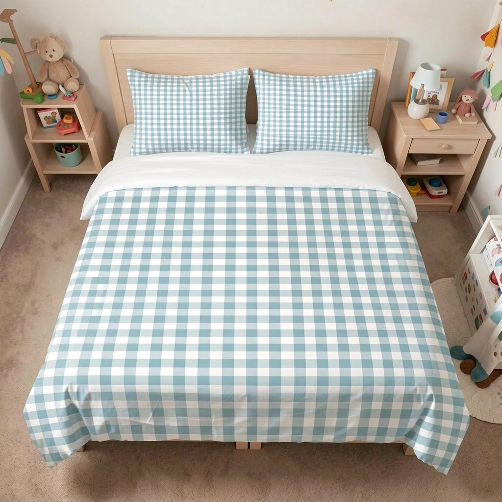 Motif Vichy - Vichy Bleu