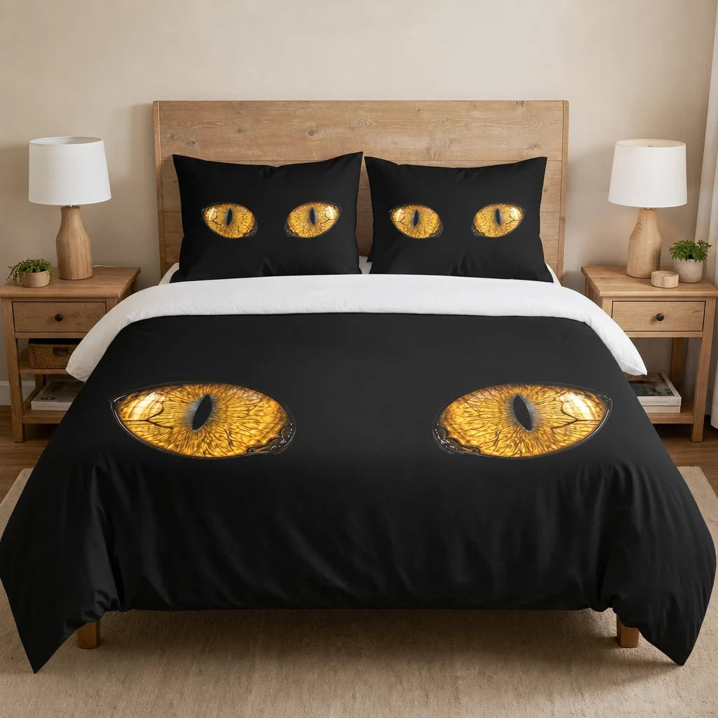Housse de couette Yeux de chat